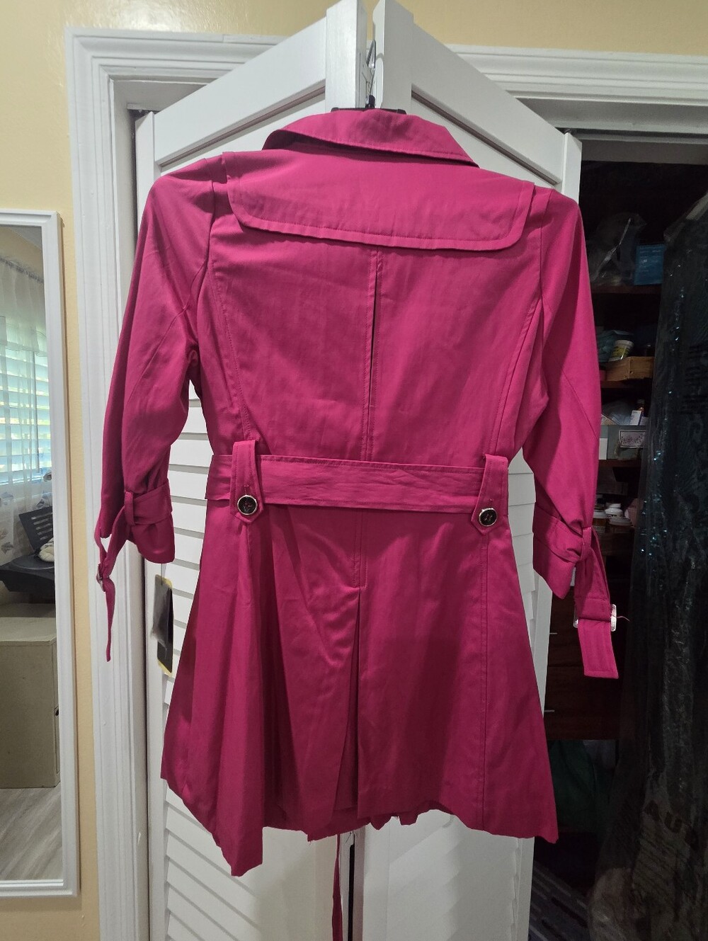 Black Rivet Coat - Picture 8 of 9